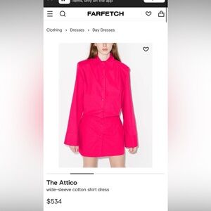 Attico Shirt Dress